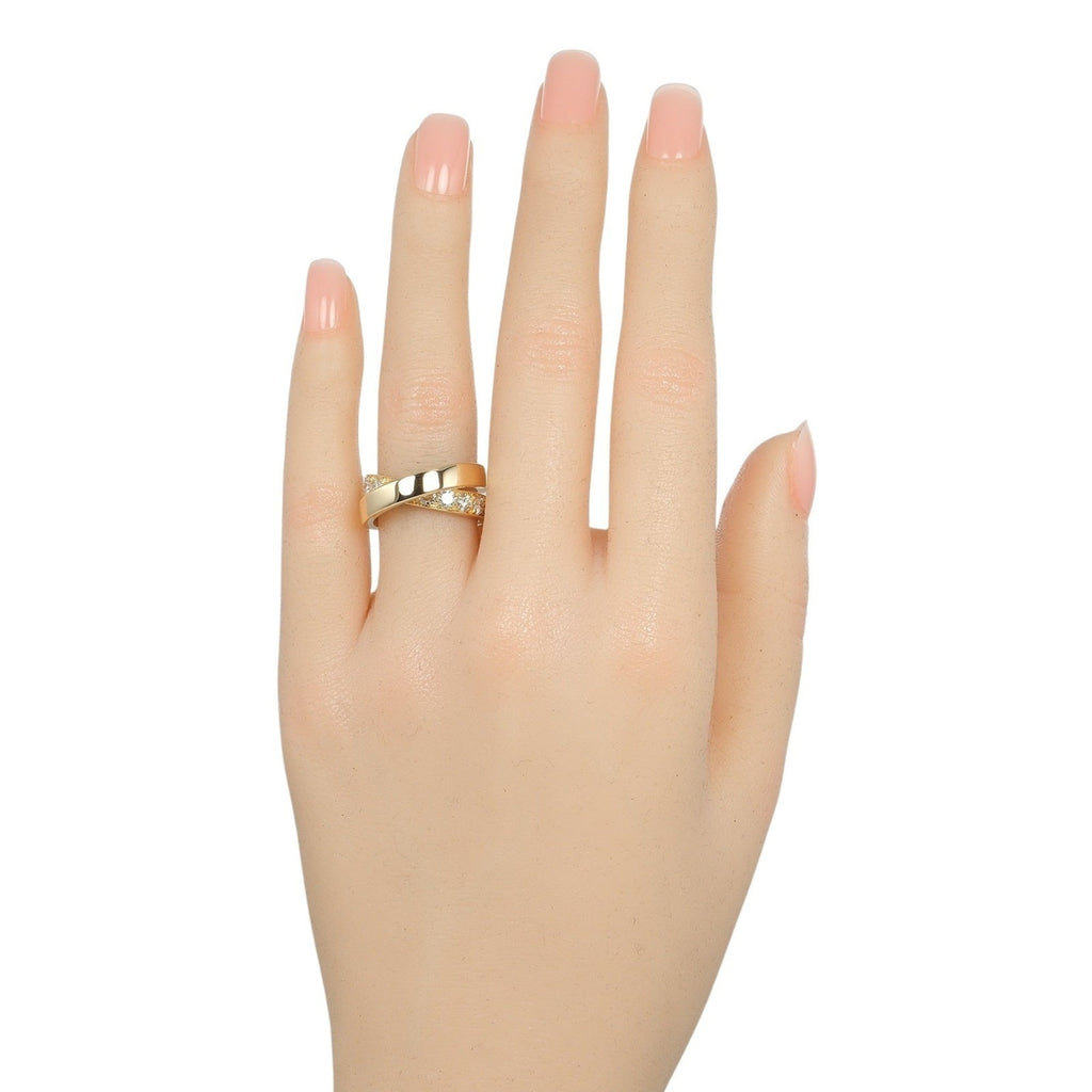 Ring 18K Yellow Gold With Diamonds