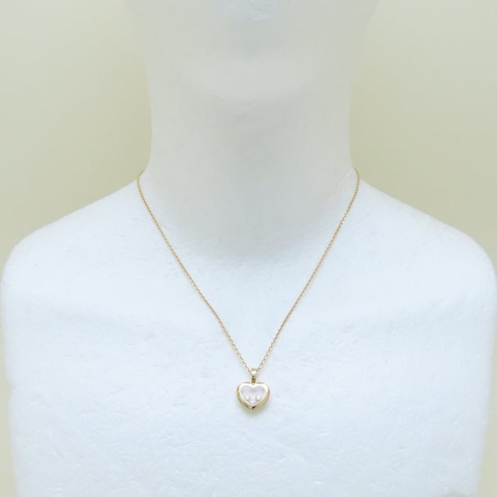 Happy Diamonds Icon Pendant Necklace 18K Rose Gold
