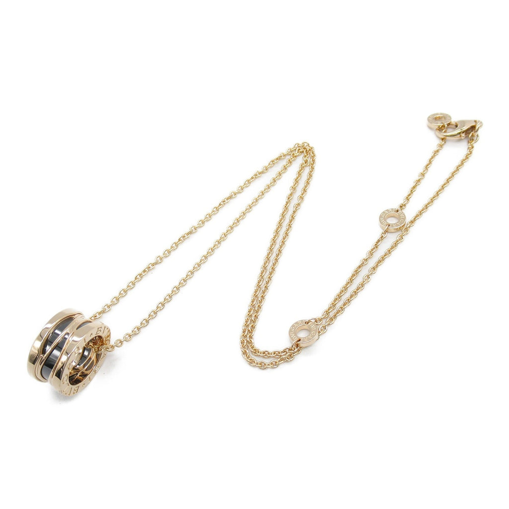 B.Zero1 Pendant Necklace Ceramic and 18K Rose Gold