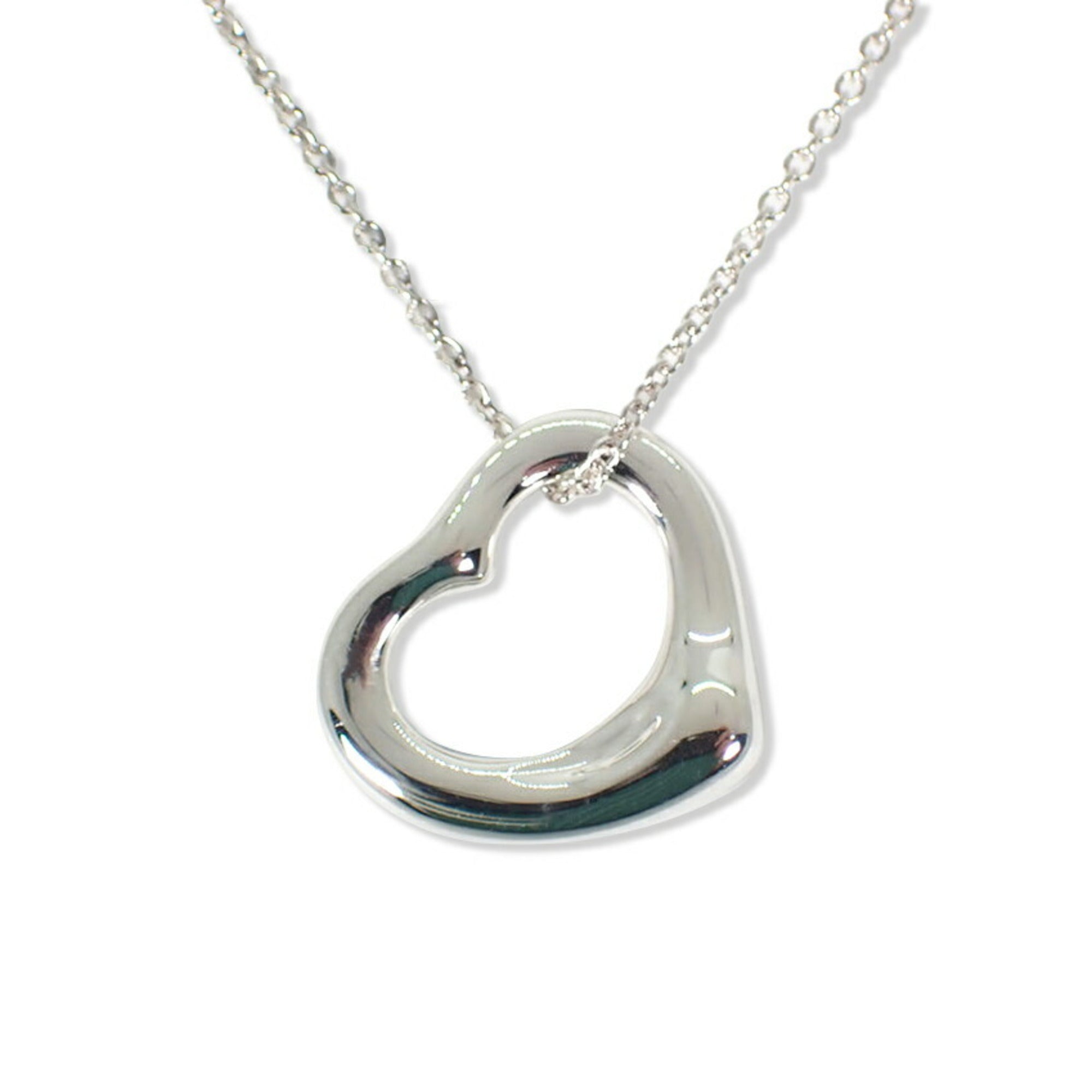 Heart Pendant Necklace Sterling Silver