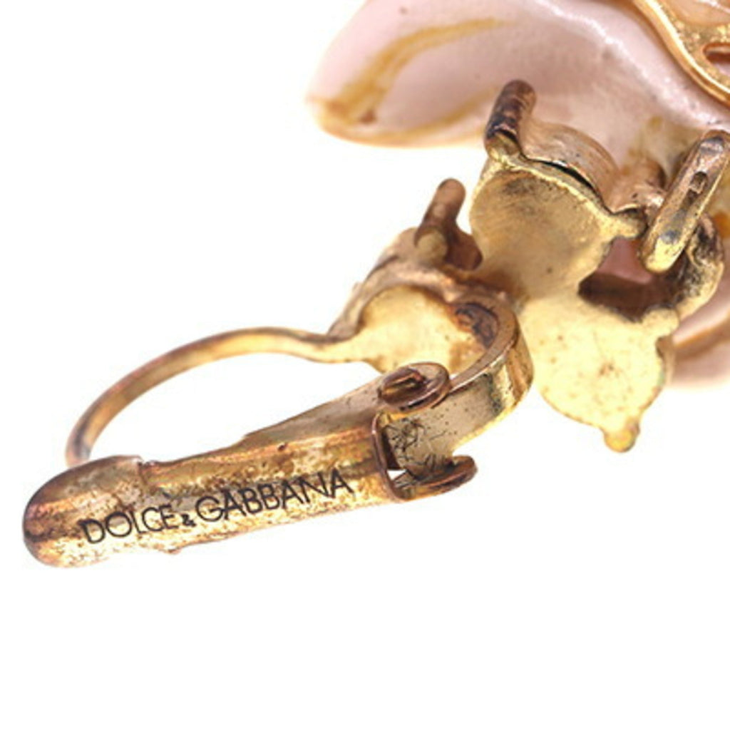 Earrings Gold-Tone Metal