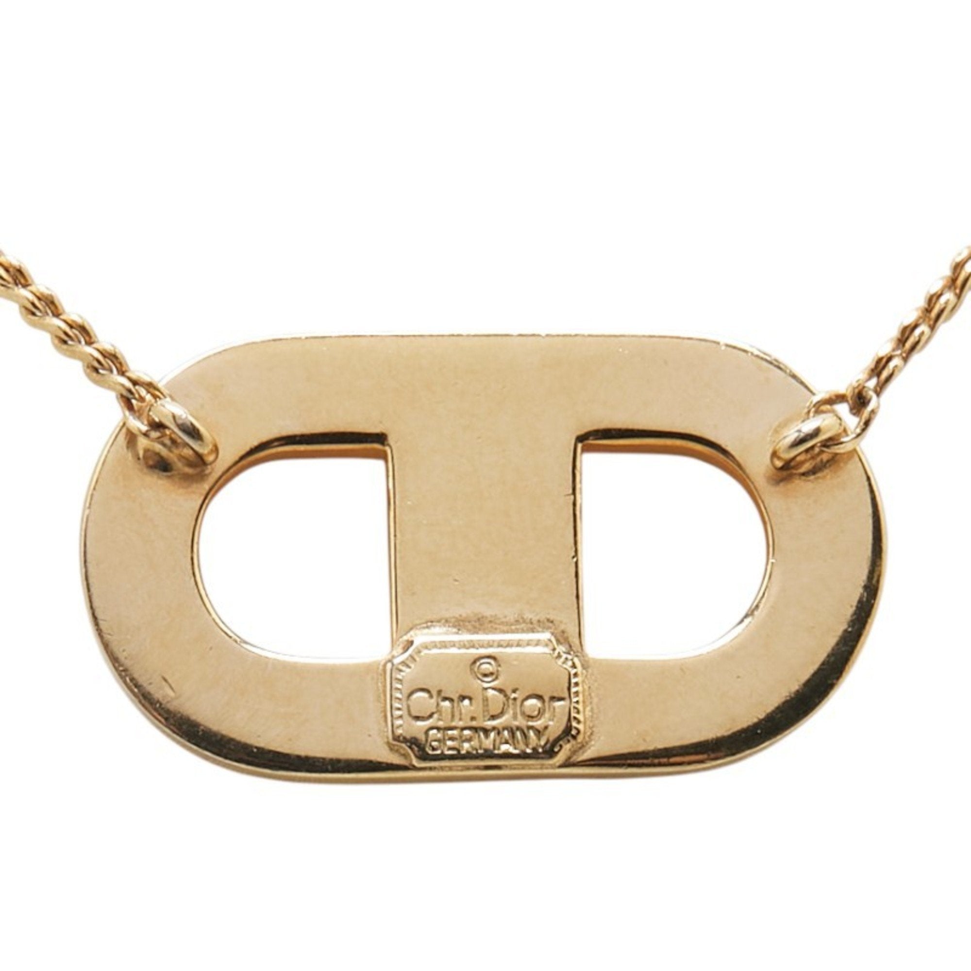 CD Pendant Necklace Gold