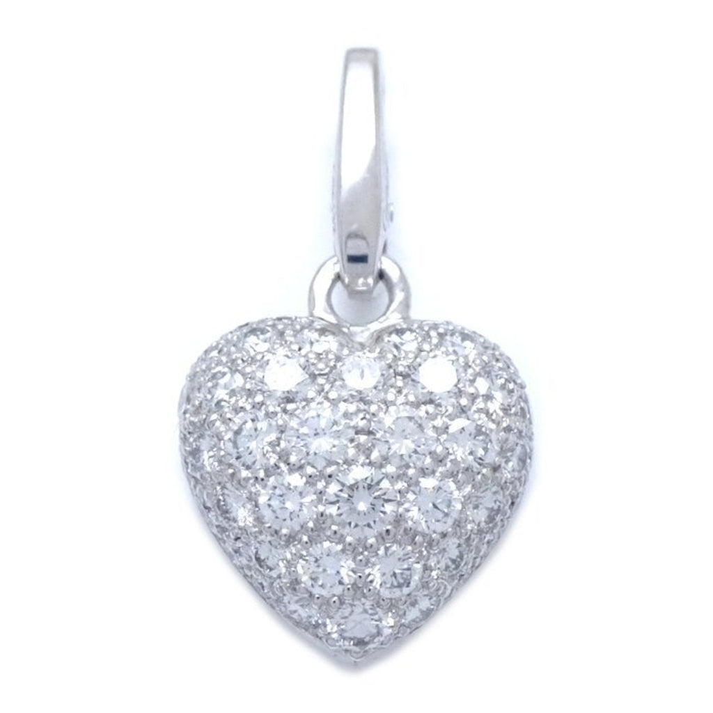 Charm Pendant 18K White Gold with Diamond