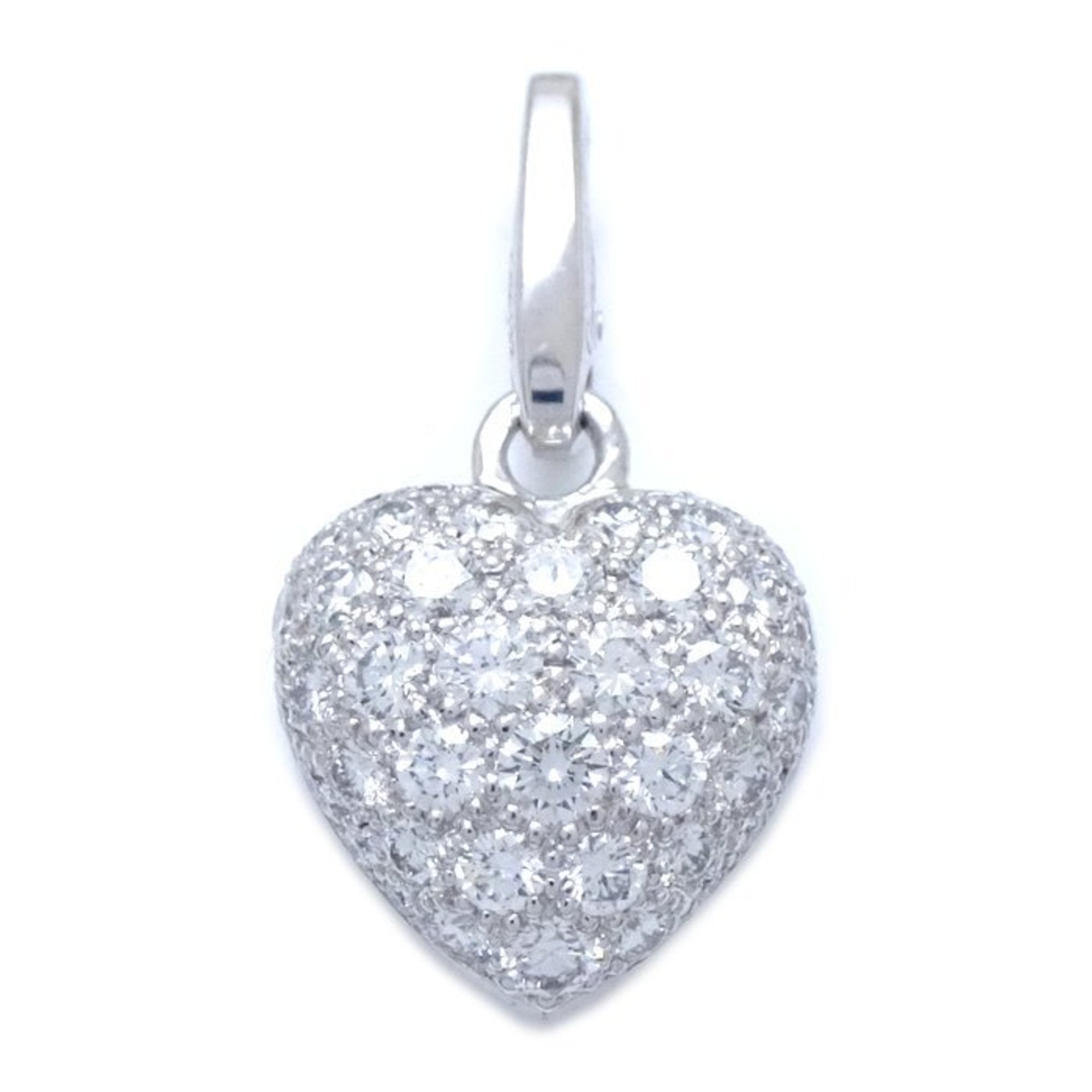 Charm Pendant 18K White Gold with Diamond