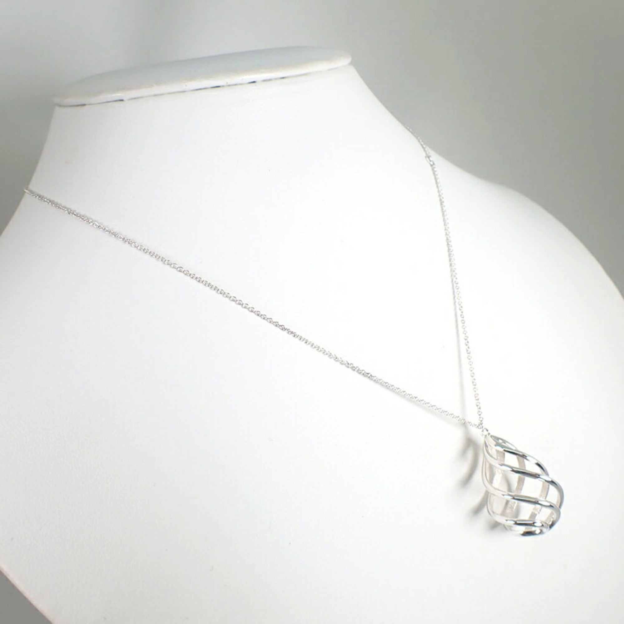 Venice Luce Drop Pendant Necklace Sterling Silver