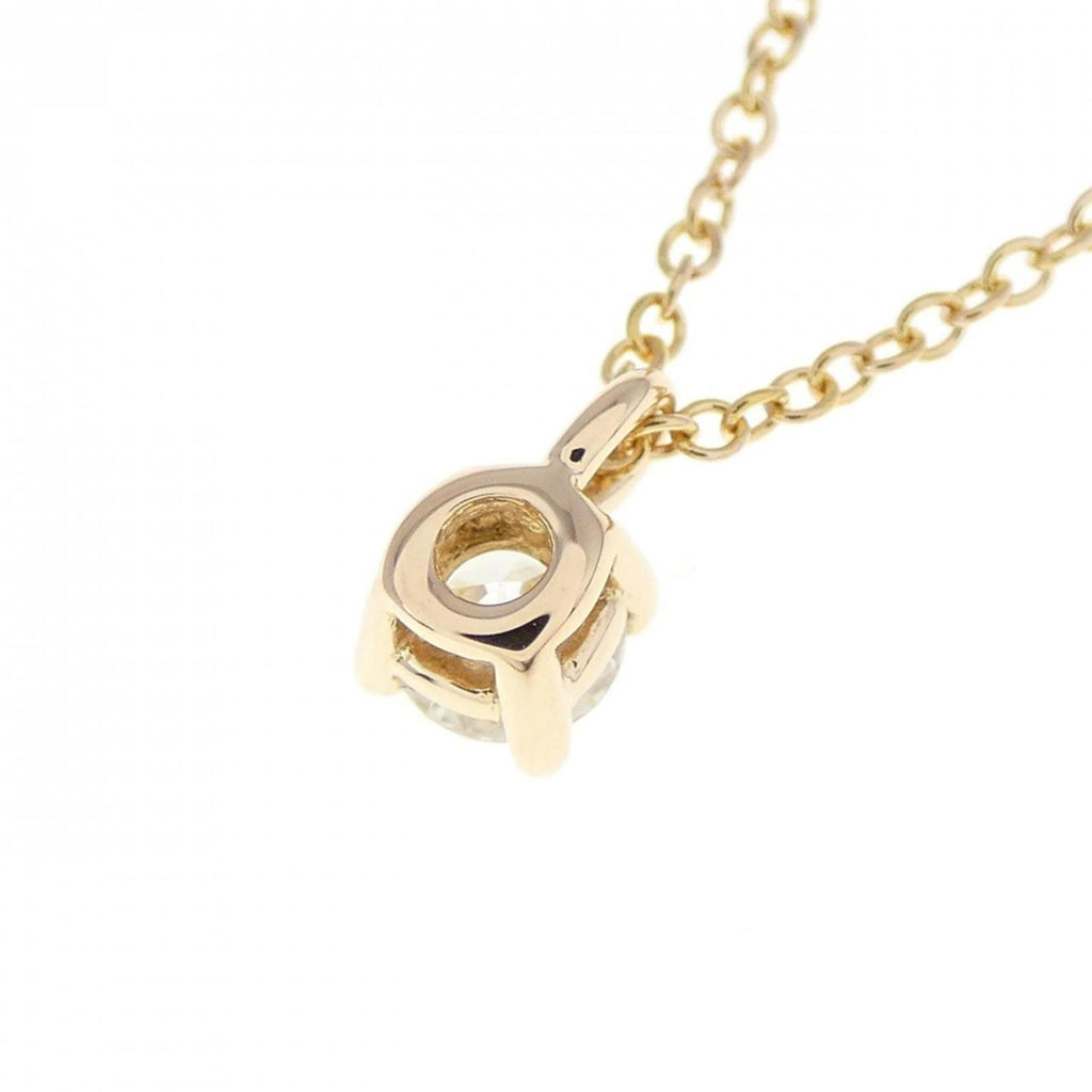 Solitaire Pendant Necklace 18K Rose Gold with Diamond