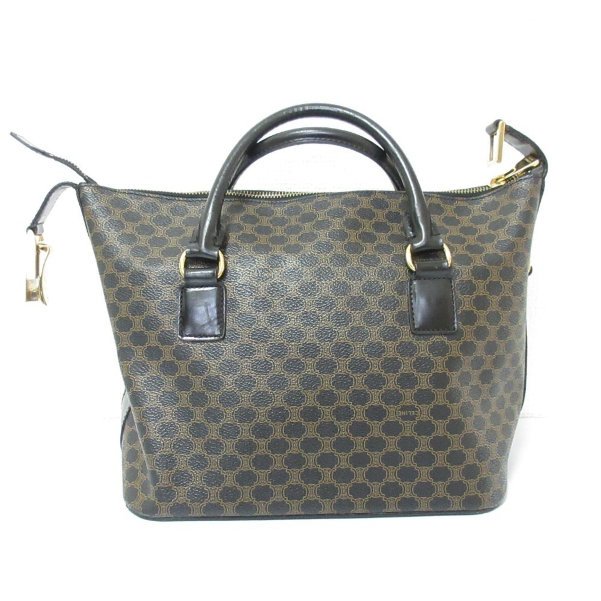 Vintage Duffle Bag Macadam Coated Canvas Large