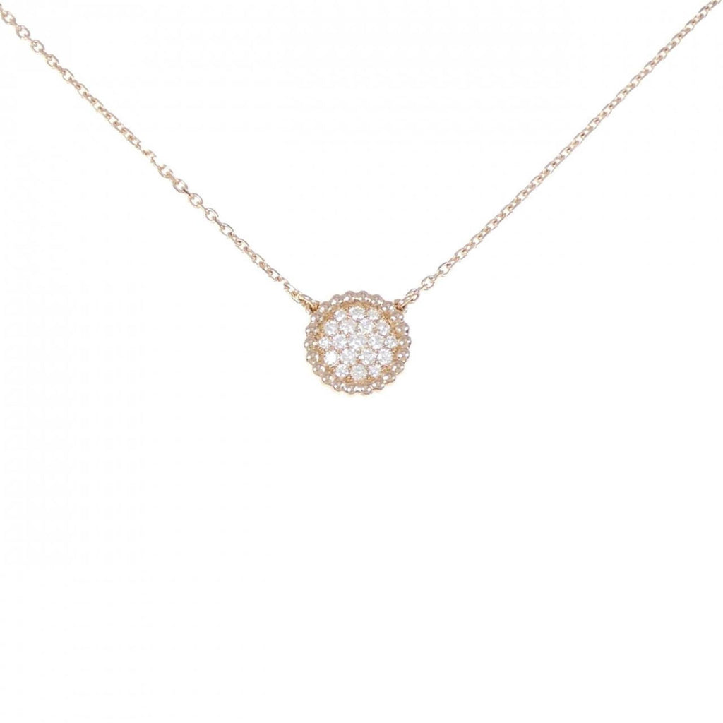 Perlée Pendant Necklace 18K Rose Gold with Diamond