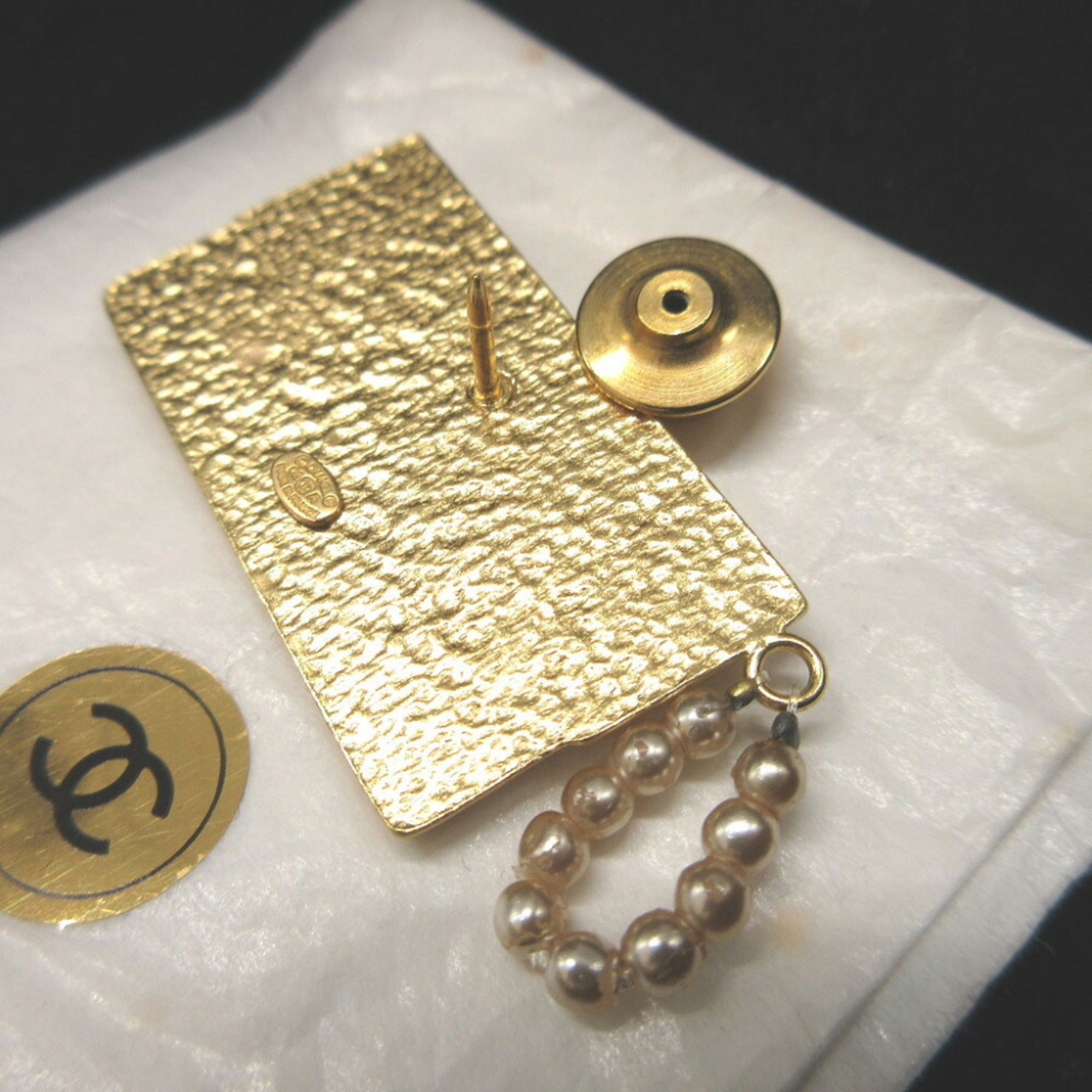 CC Logo Brooch Metal