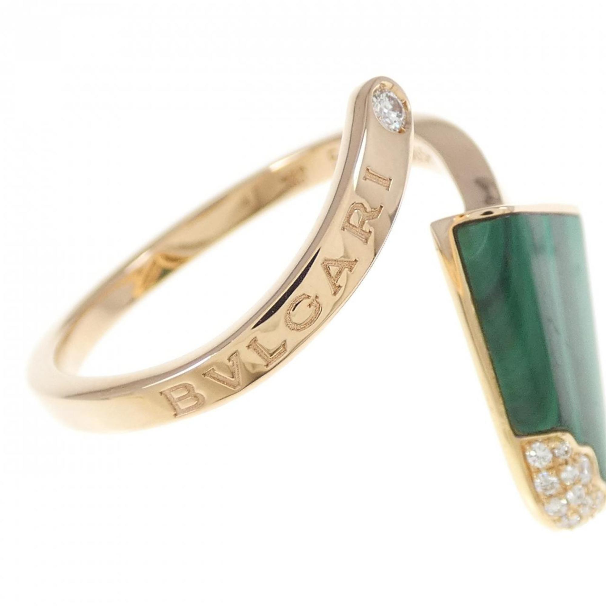 Gelati Ring 18K Rose Gold with Diamond and Malachite