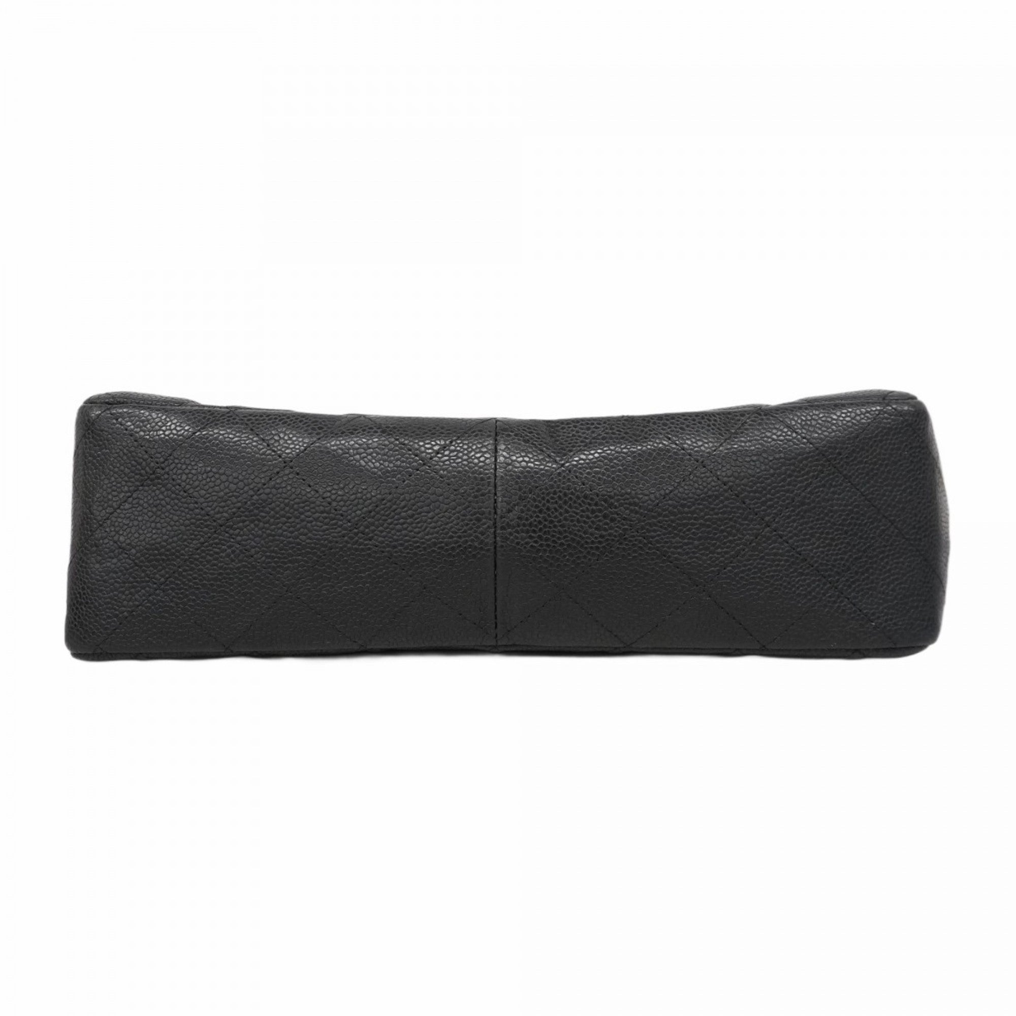 Classic Single Flap Bag Quilted Caviar Jumbo
