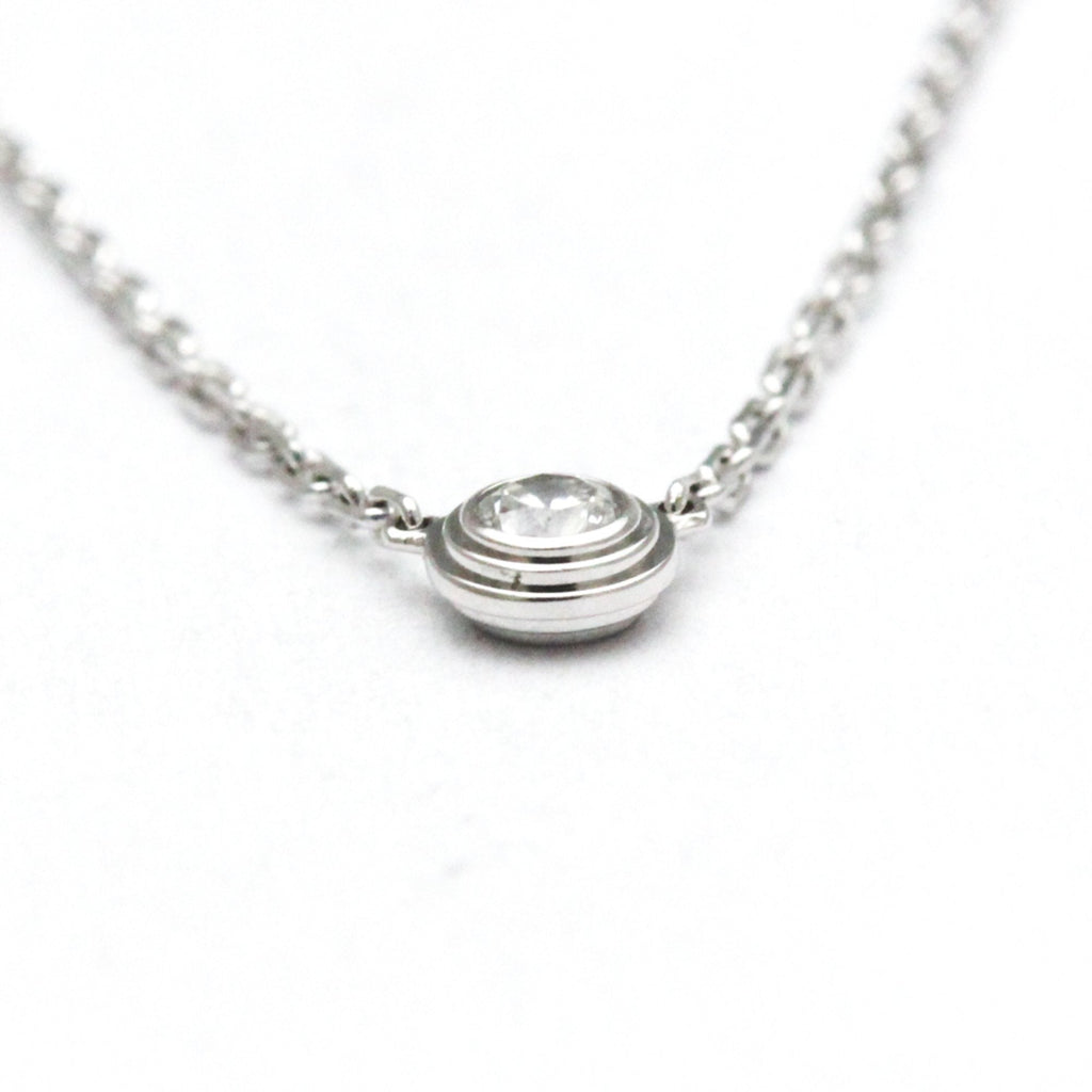 Pendant Necklace 18K White Gold With Diamond