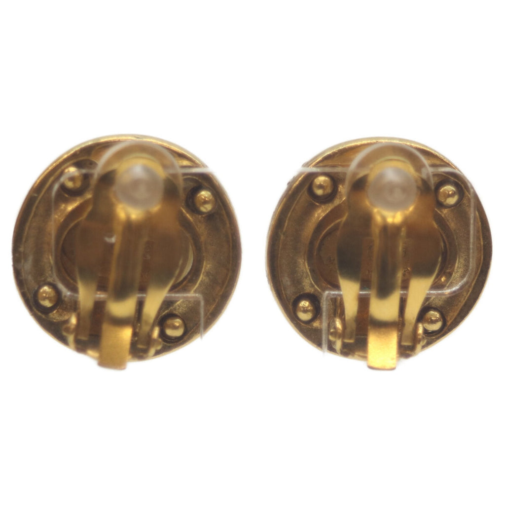 Earrings Pearl Gold-Tone Metal