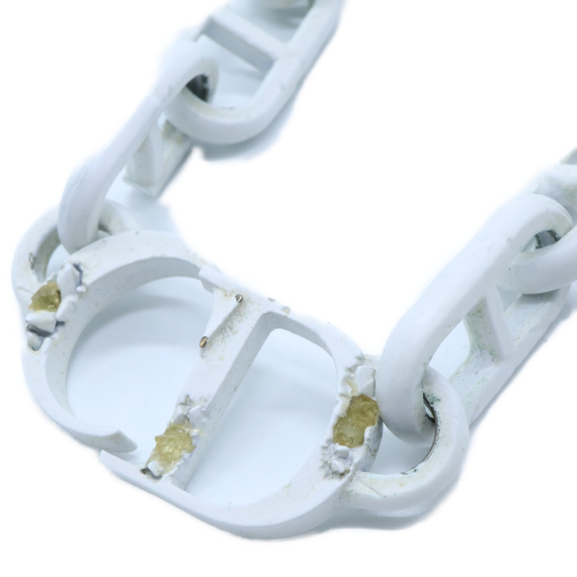 Pendant Necklace Metal White