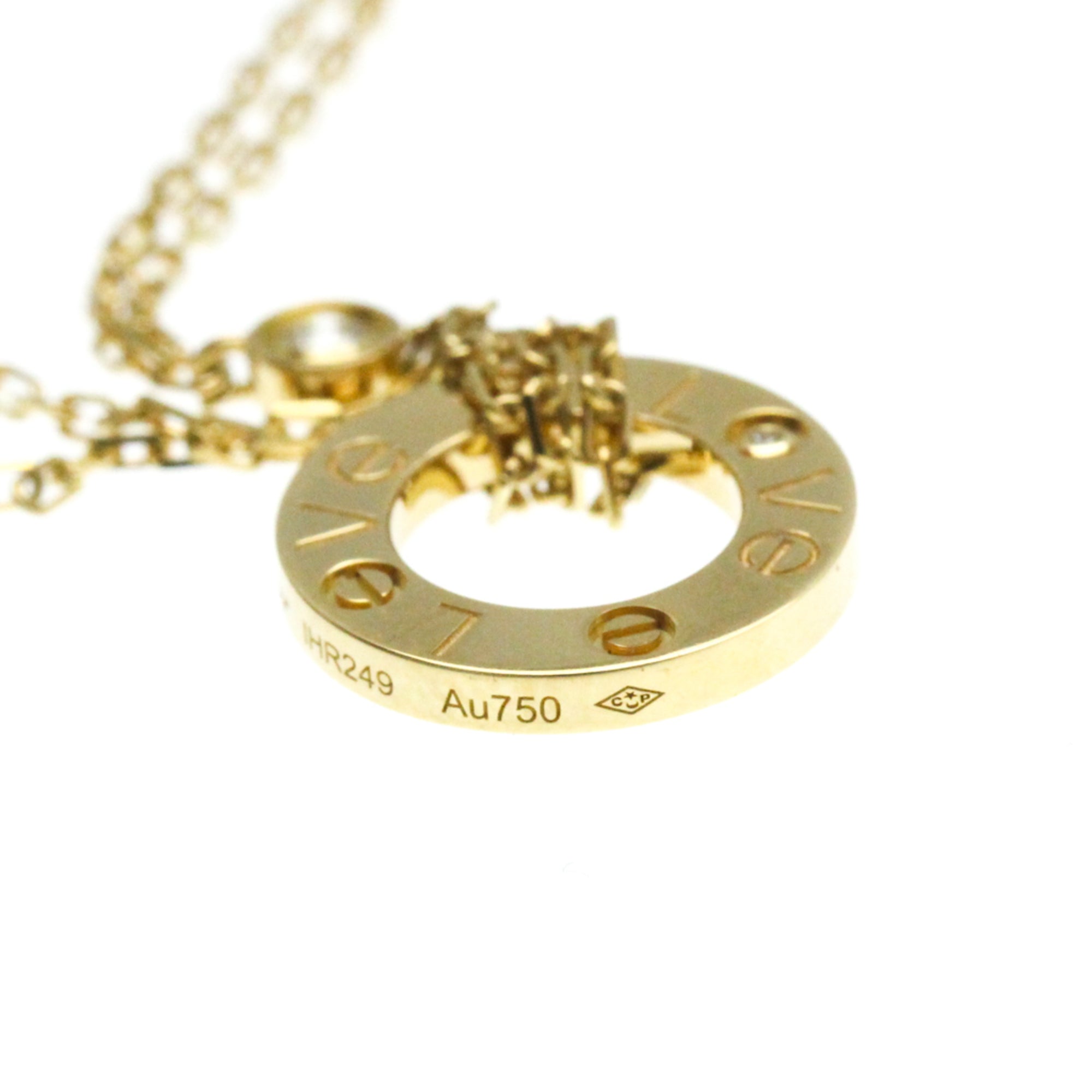 Pendant Necklace 18K Yellow Gold with Diamond