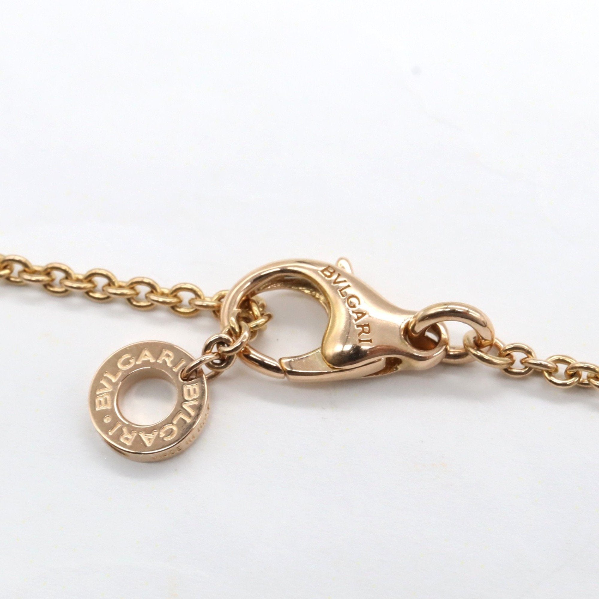 Pendant Necklace 18K Rose Gold and Ceramic