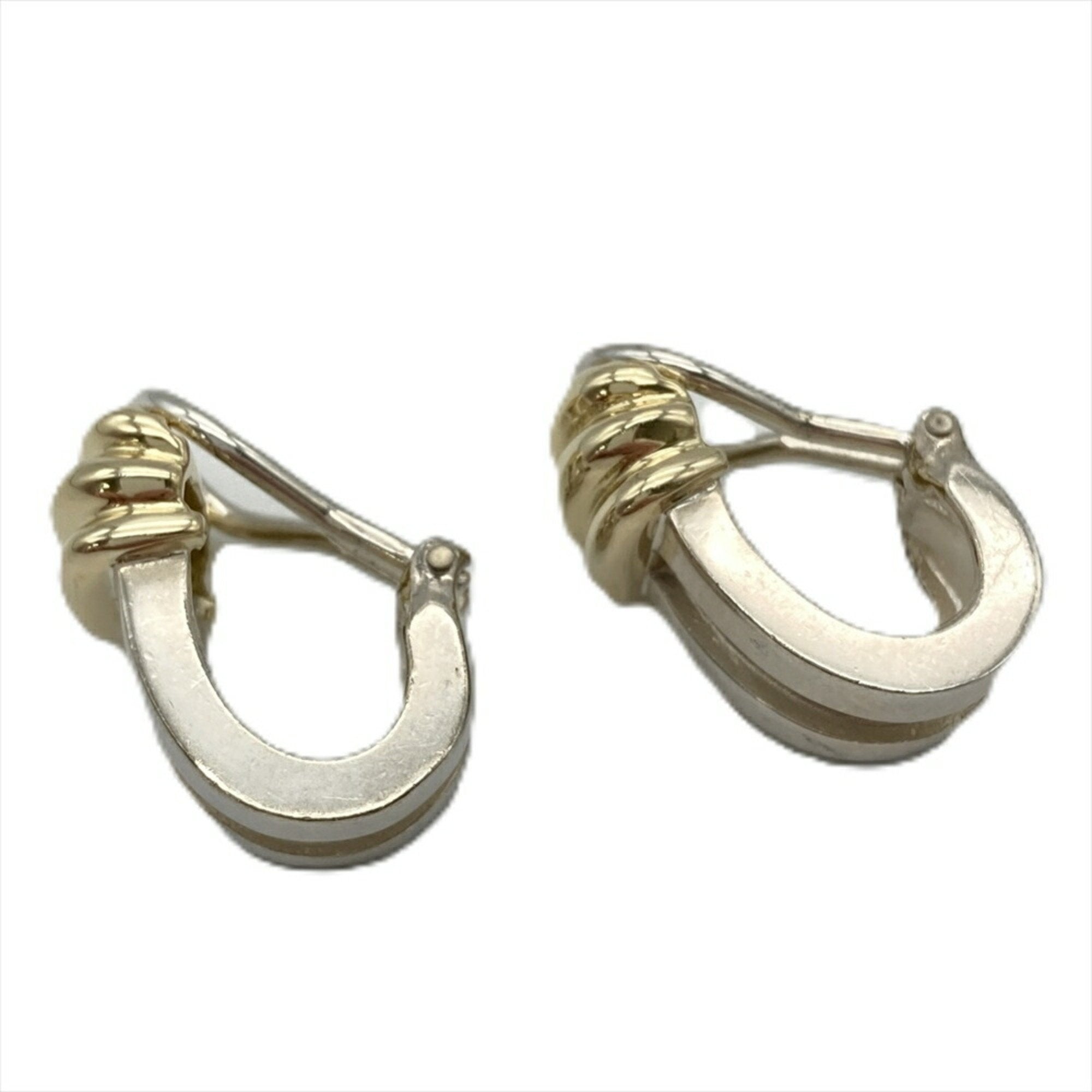 Earrings Sterling Silver and 18K Yellow Gold