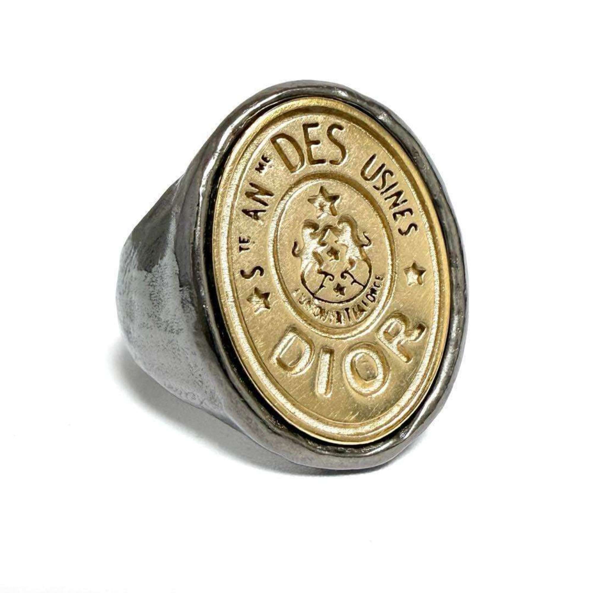 Signet Ring Metal Combination Color