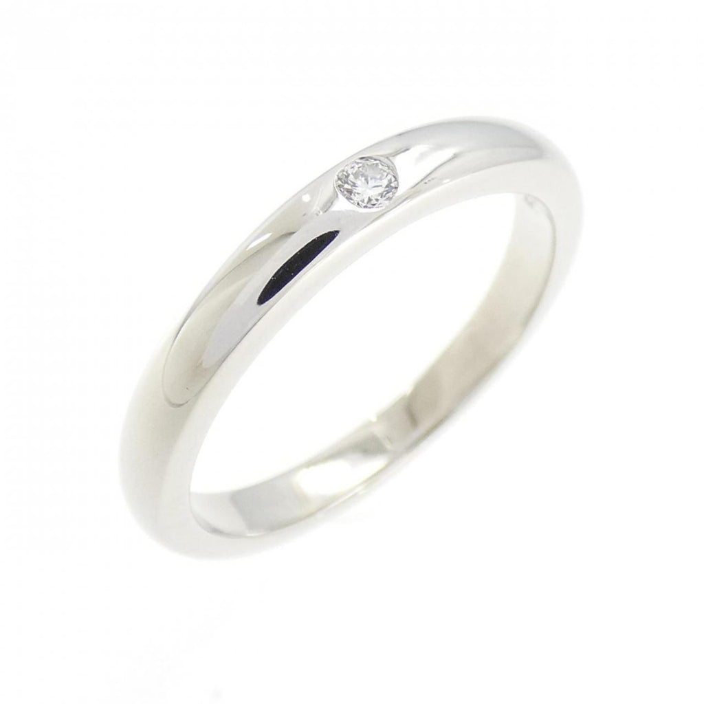 Stacking Band Ring Platinum with Diamond