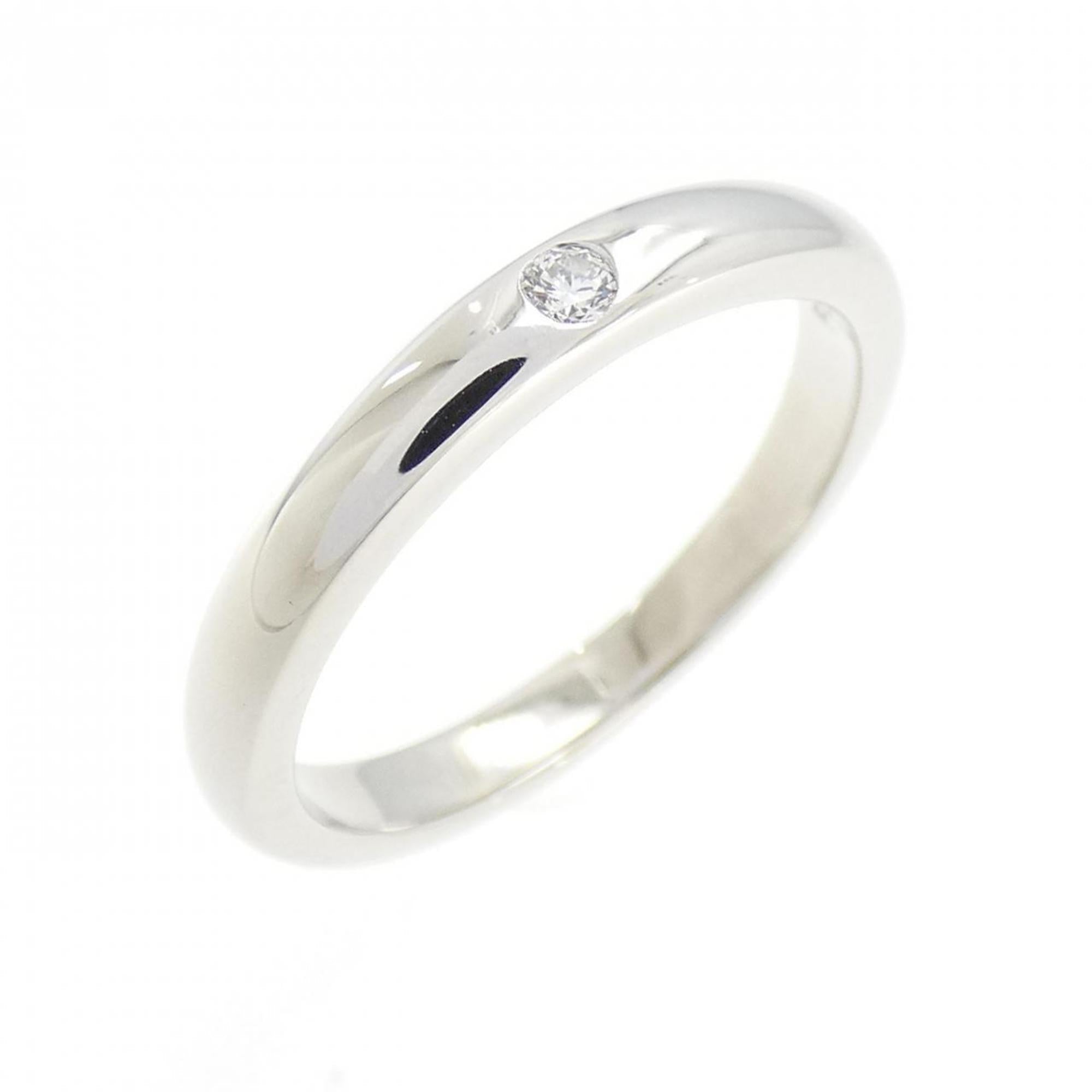 Stacking Band Ring Platinum with Diamond