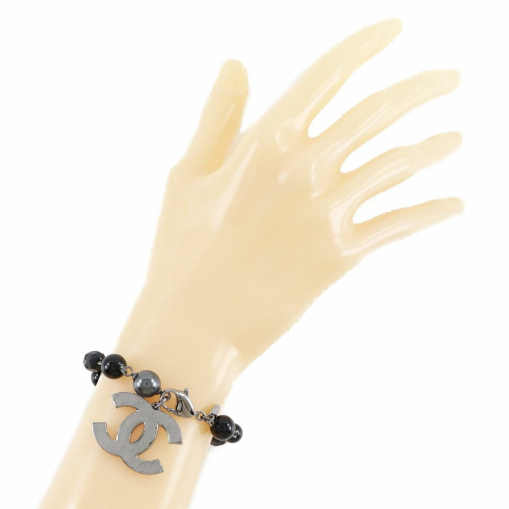 CC Logo Bracelet Silver-Tone Metal