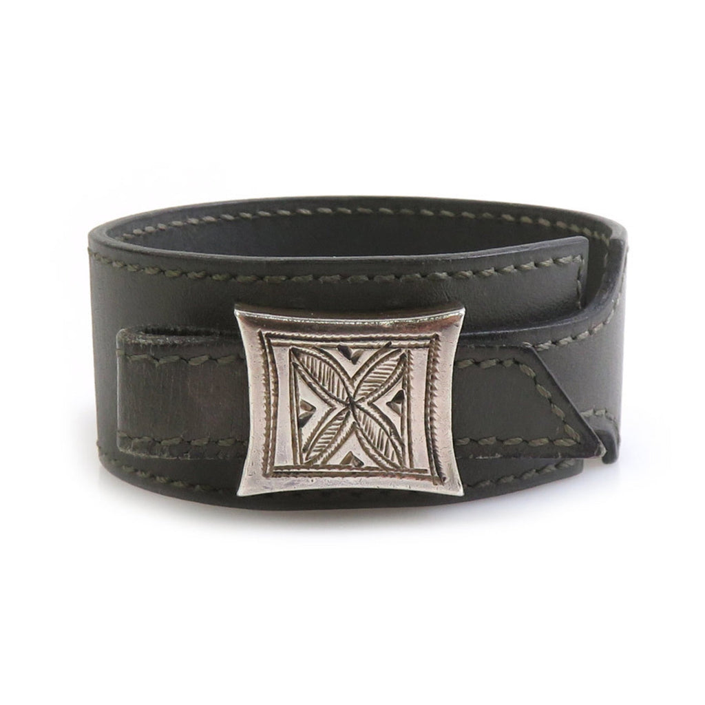 Charm Bracelet Leather and Metal