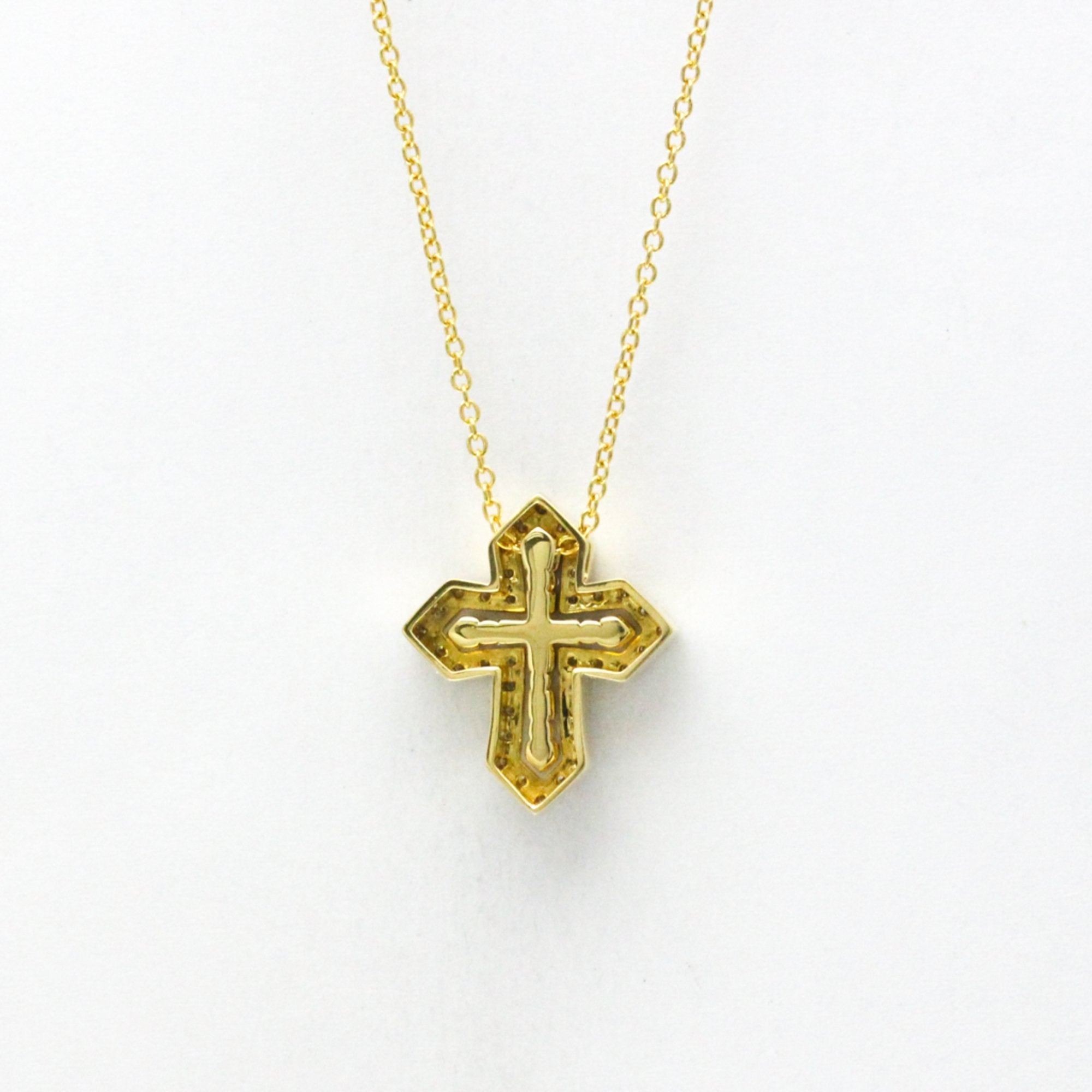 Pendant Necklace 18K Yellow Gold Small With Diamond