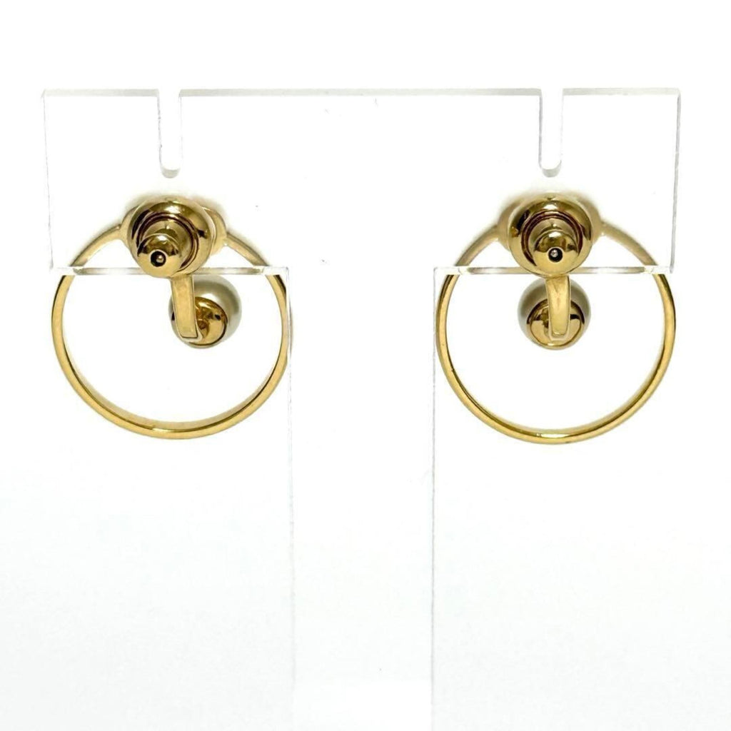 Earrings Artificial Pearl and Metal
