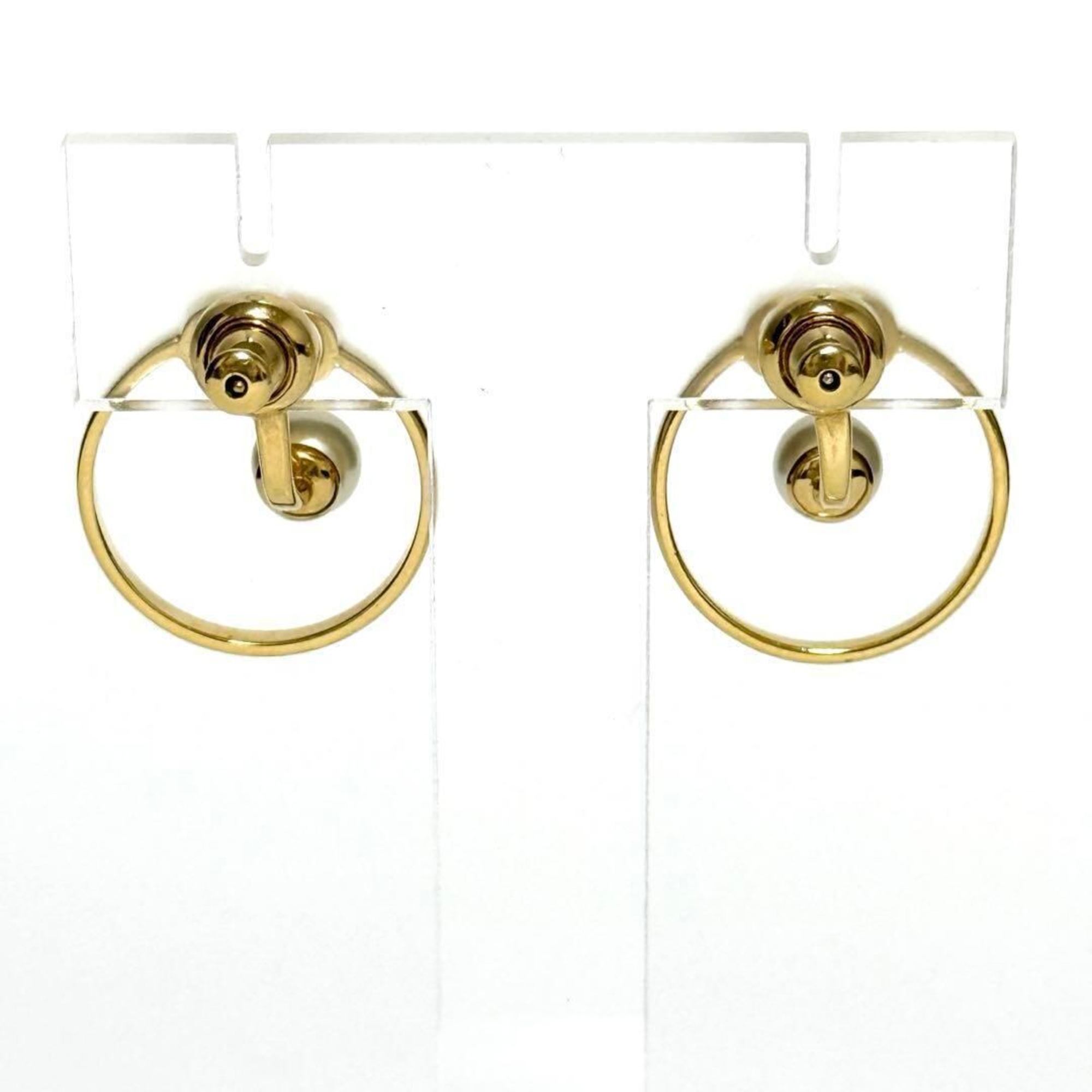 Earrings Artificial Pearl and Metal