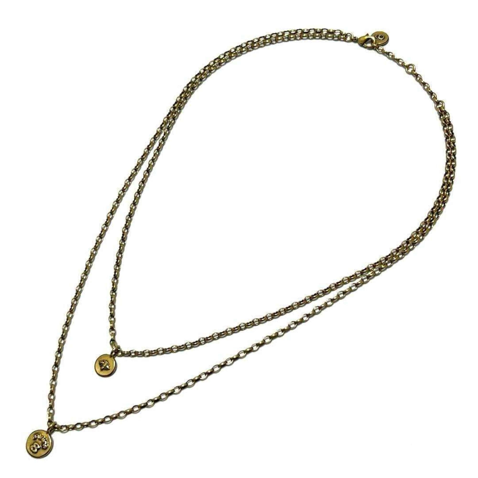 Pendant Necklace Metal Double Layer J'Adior