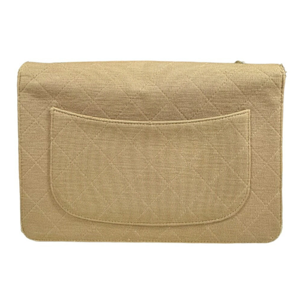 Vintage Classic Single Flap Bag Quilted Jersey Jumbo