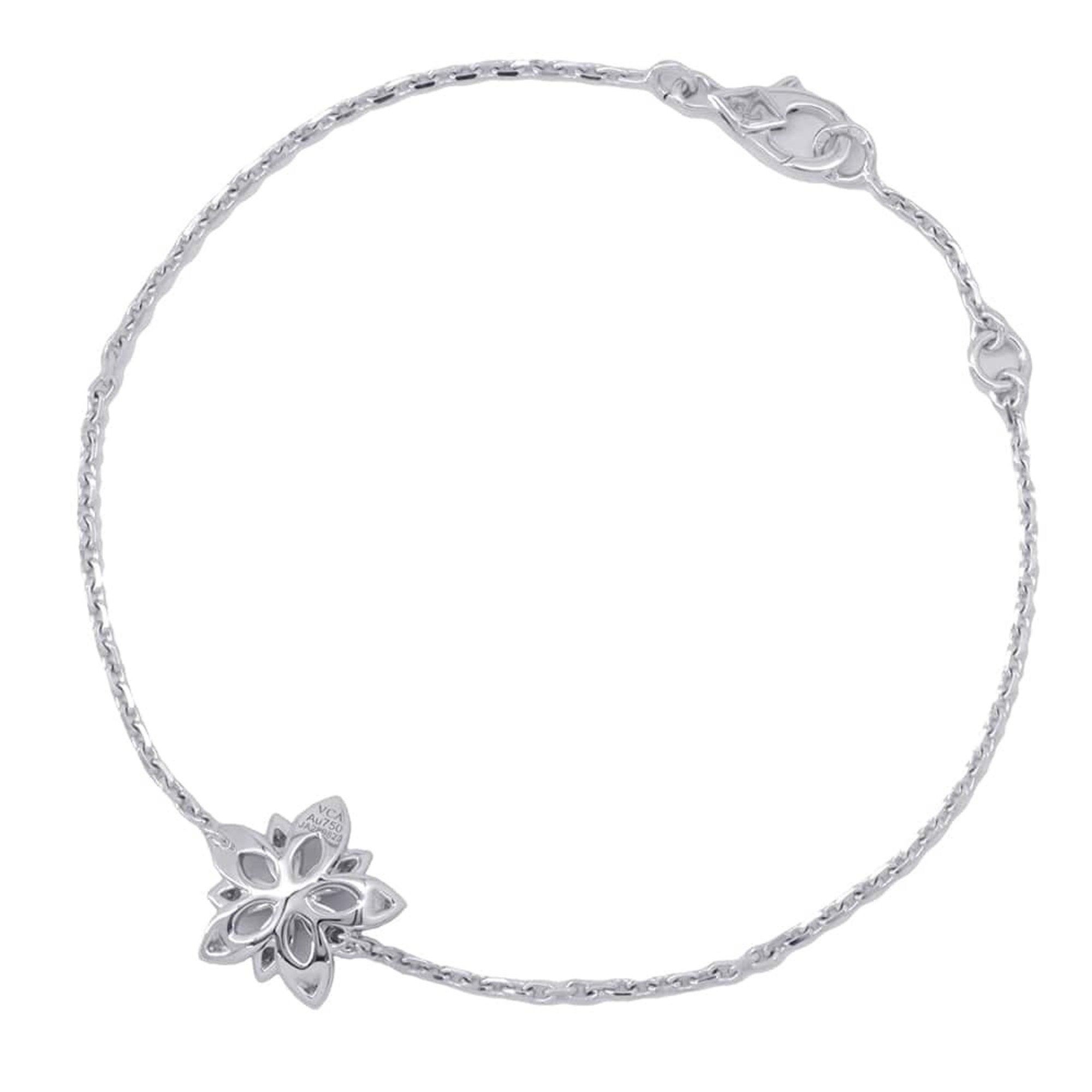 Bracelet 18K White Gold Mini with Diamond