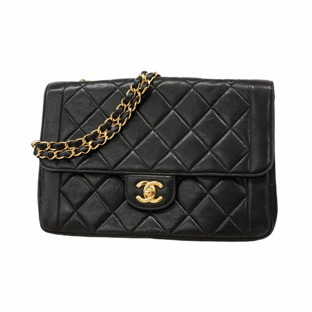 Vintage CC Chain Flap Bag Quilted Lambskin Medium