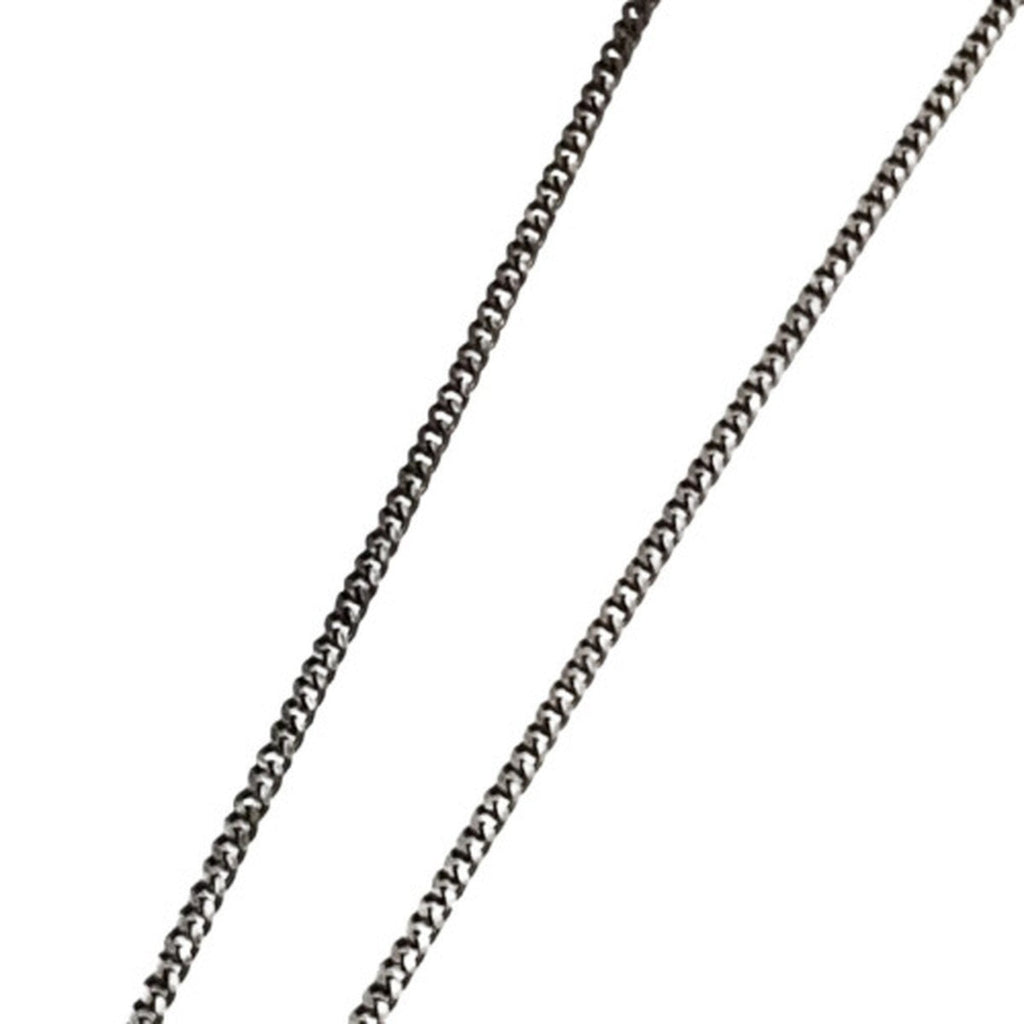 Cutout G Pendant Necklace Sterling Silver