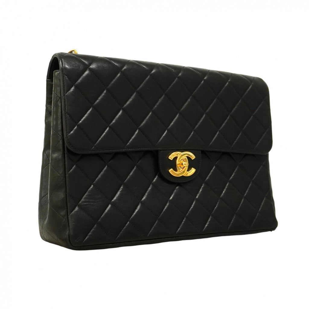 Vintage Classic Single Flap Bag Quilted Lambskin Jumbo