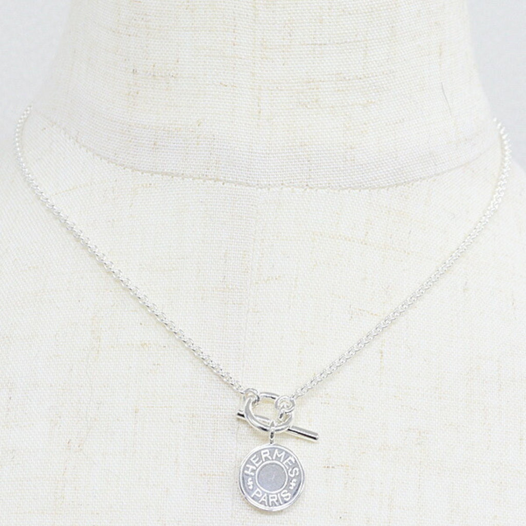 Sellier Pendant Necklace Sterling Silver