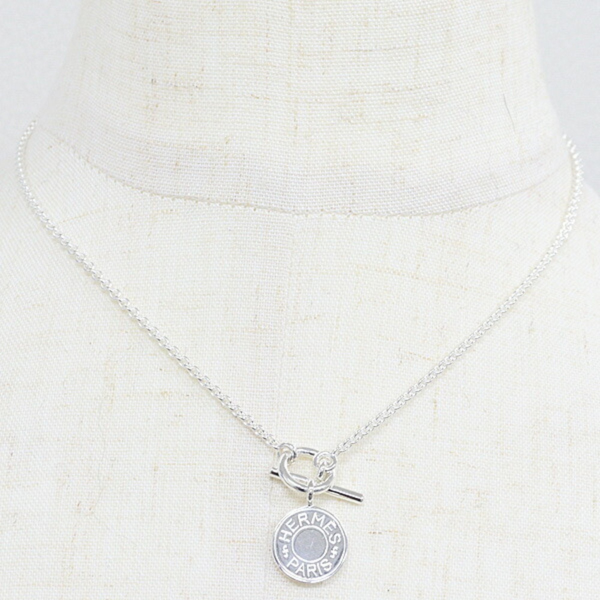 Sellier Pendant Necklace Sterling Silver