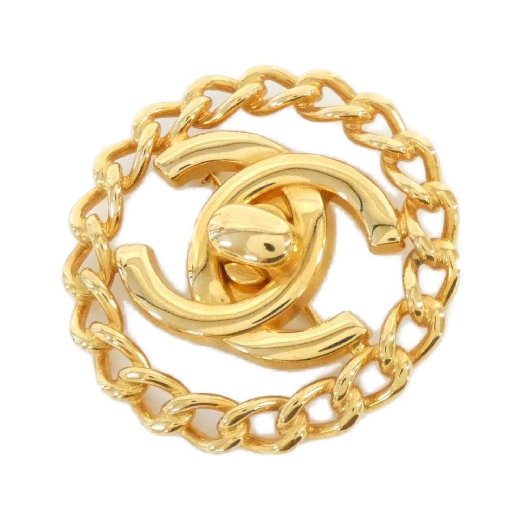 Brooch Gold-Tone Metal
