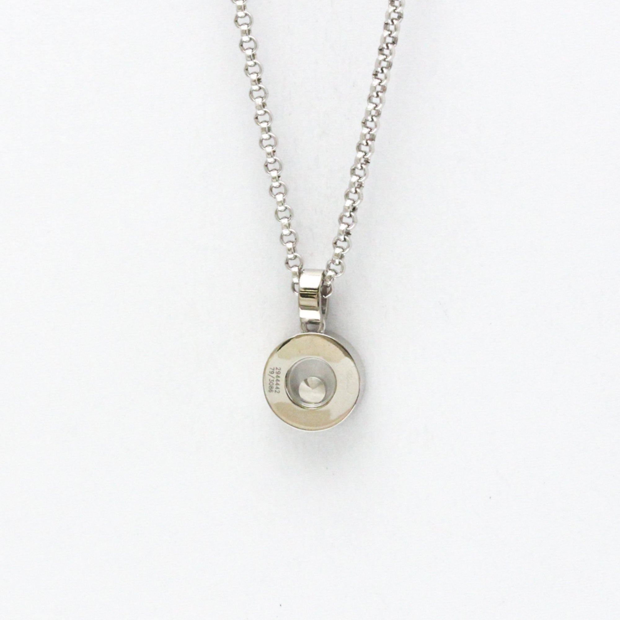 Pendant Necklace 18K White Gold with Diamond