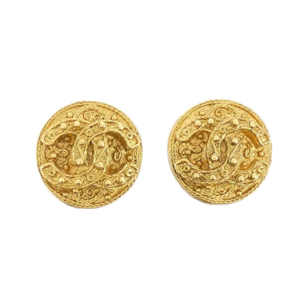 Earrings Gold-Tone Metal