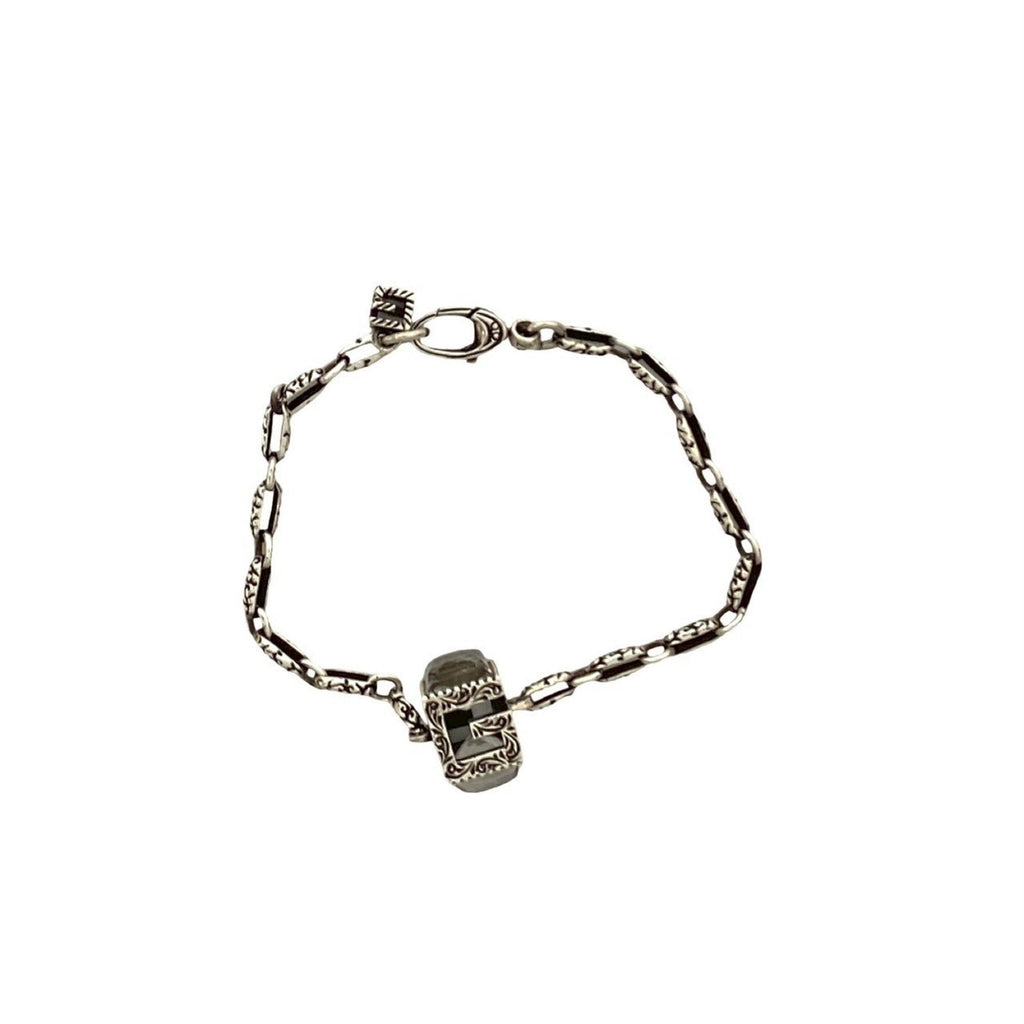 Arabesque G Cube Square Bracelet Sterling Silver