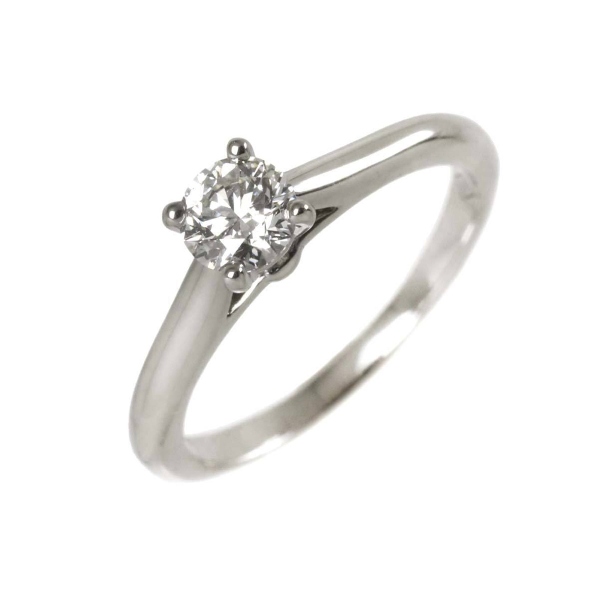 Solitaire Ring Platinum with Diamond