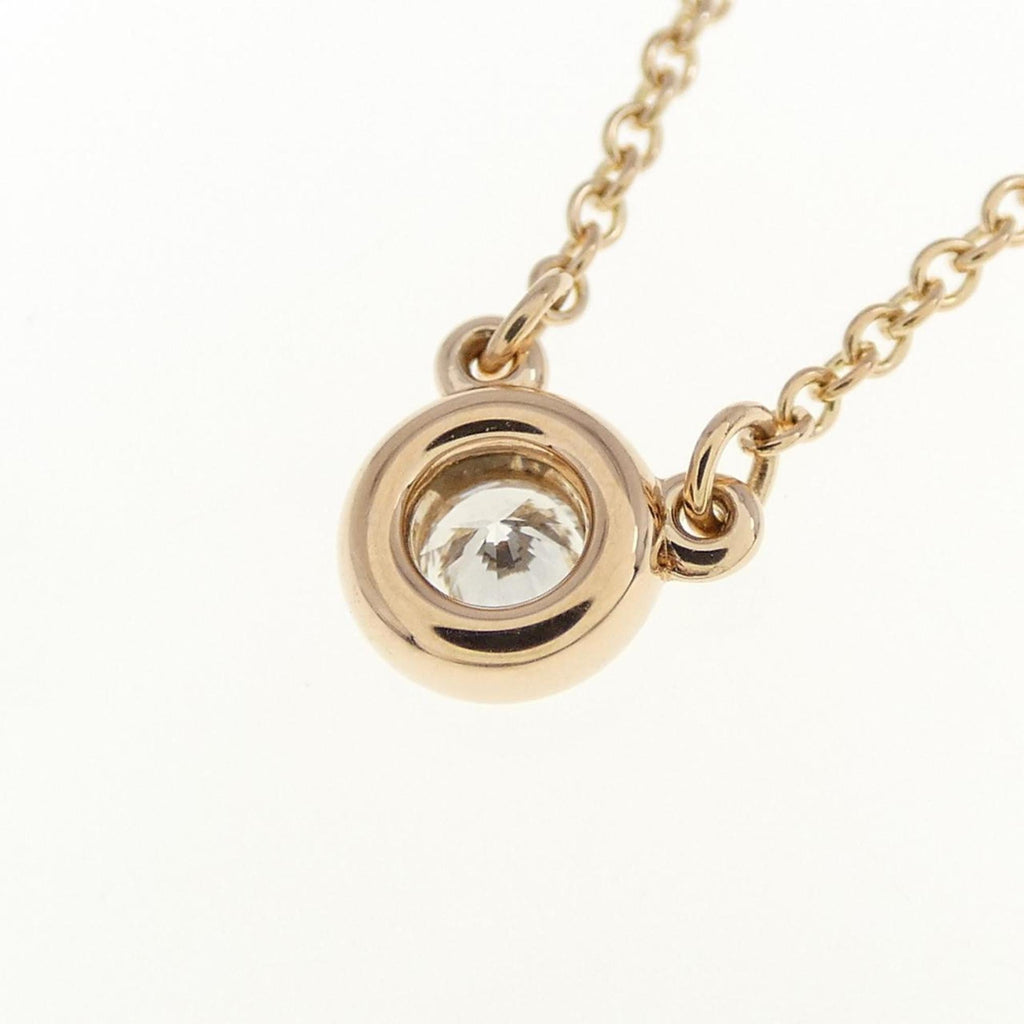 Elsa Peretti Diamonds By The Yard Pendant Necklace 18K Rose Gold and Diamond