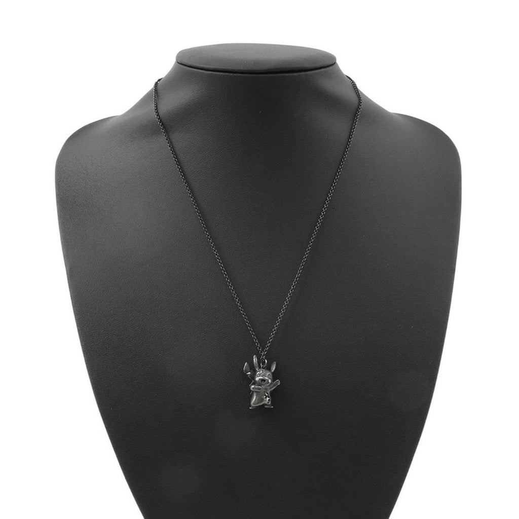 Pikachu Pendant Necklace Sterling Silver with Diamond