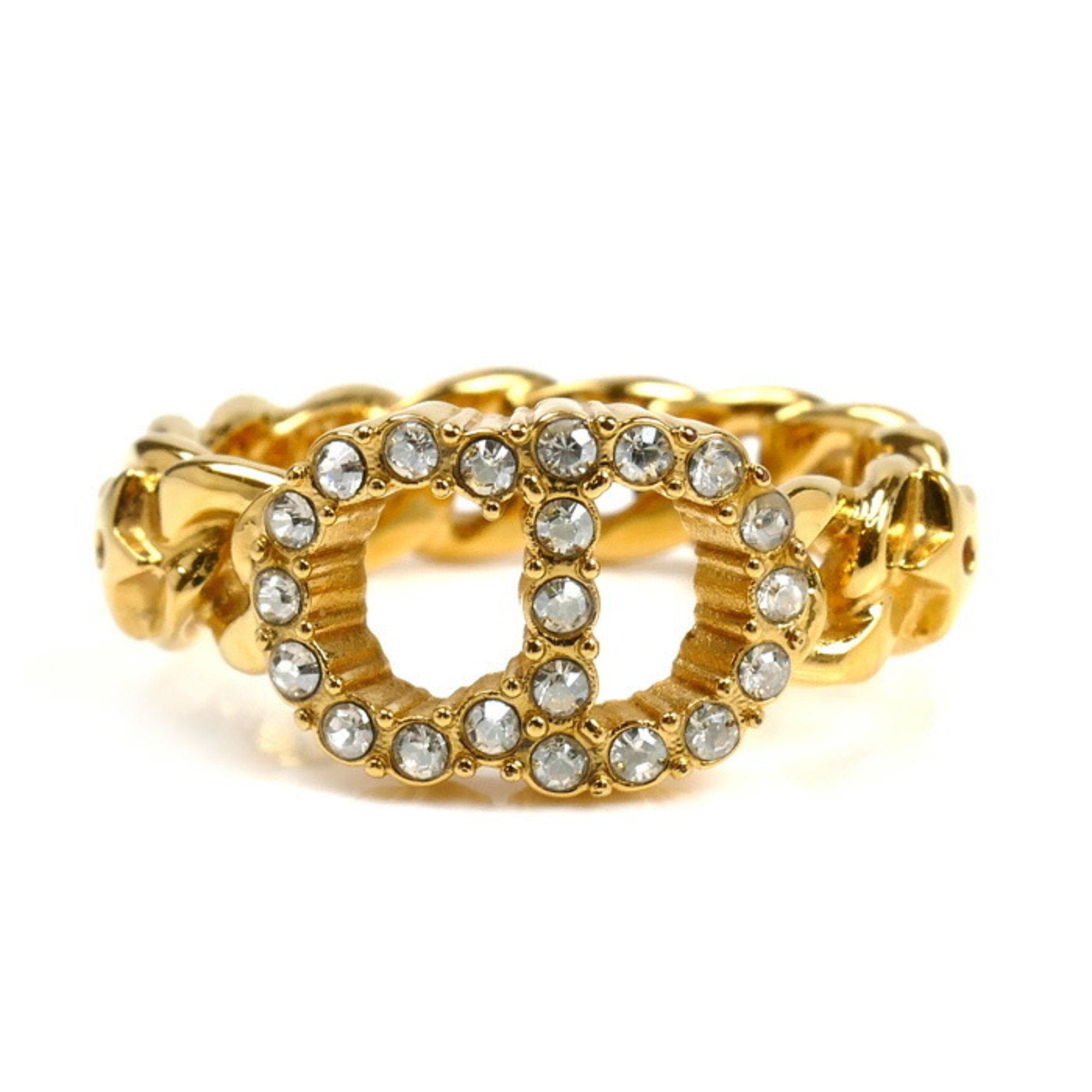 Band Ring with Rhinestone