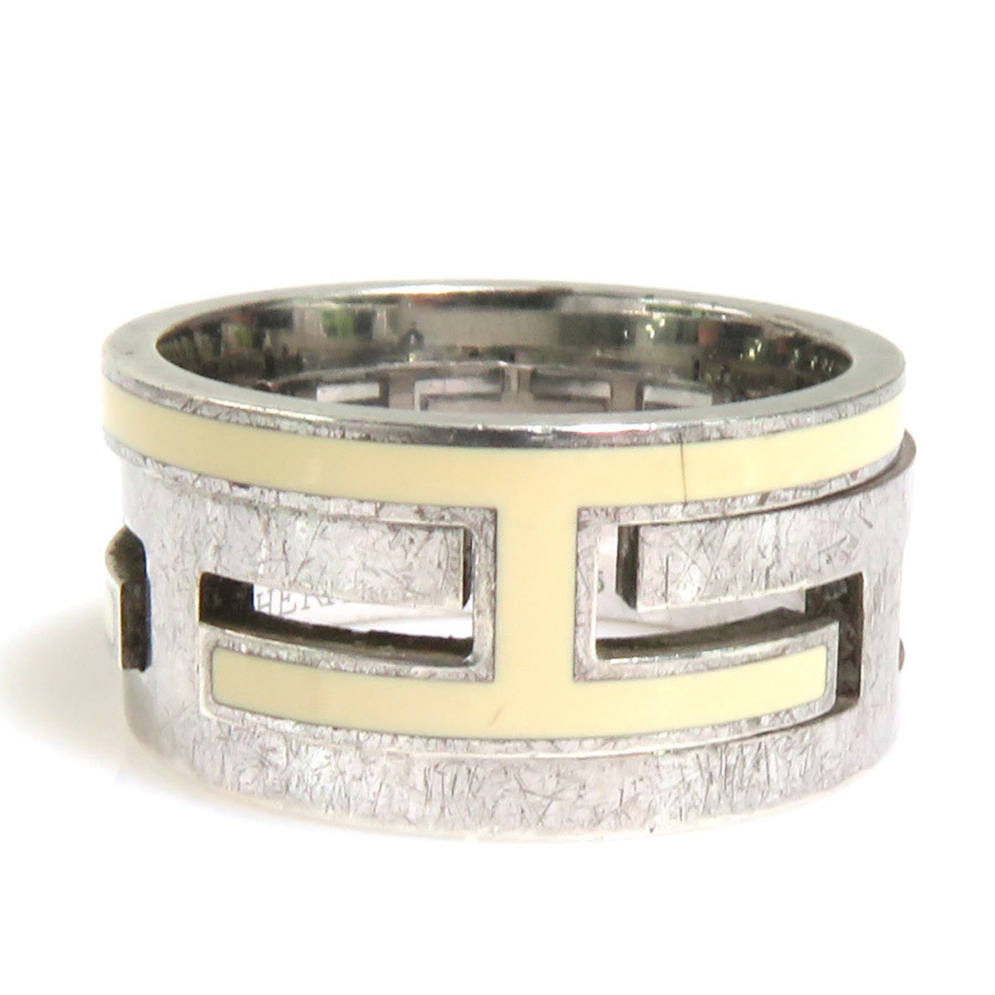 Move Ash Band Ring Enamel and Sterling Silver