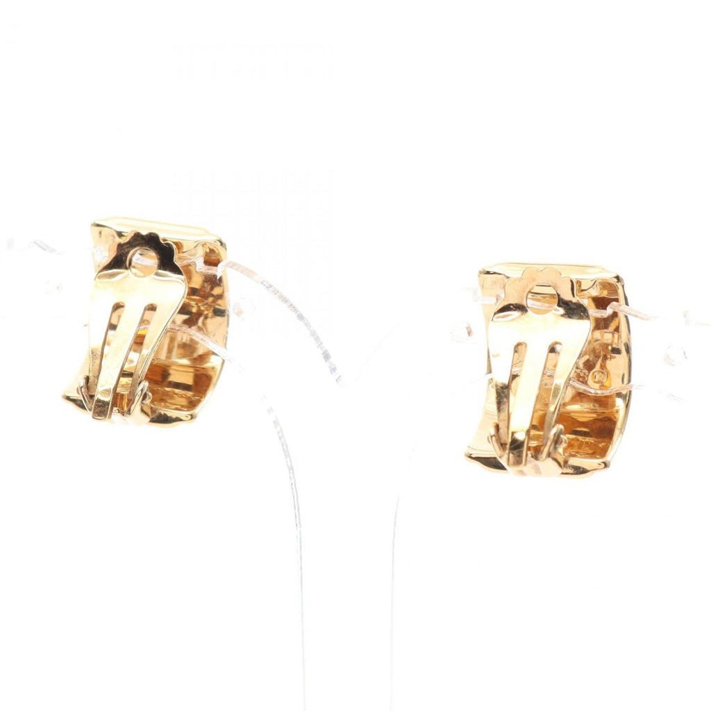 Clip-On Earrings Cloisonné and Enamel and Gold