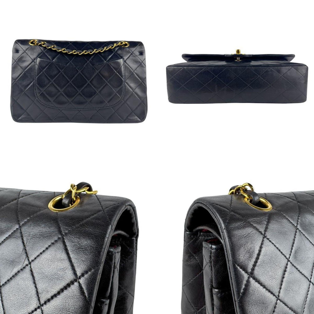 Vintage Classic Double Flap Bag Quilted Lambskin Medium