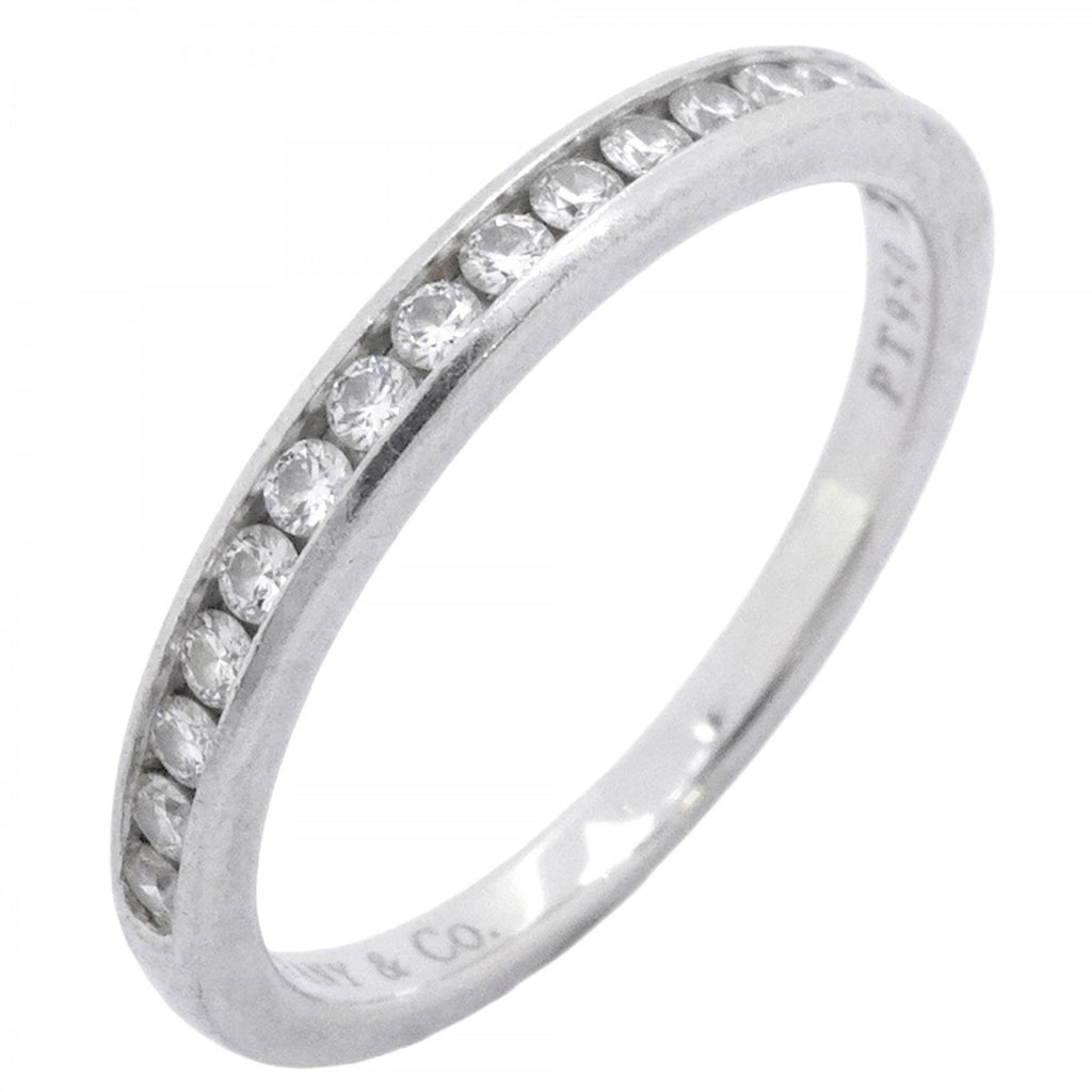 Ring Platinum Channel Setting Half Eternity with Diamond