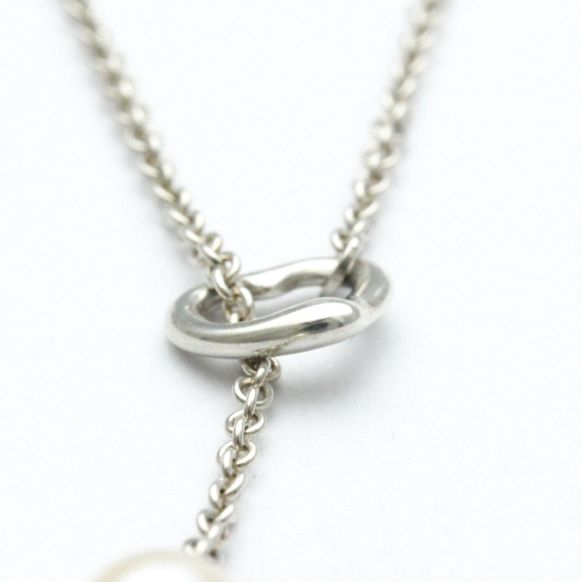 Open Heart Pendant Necklace Sterling Silver 11mm